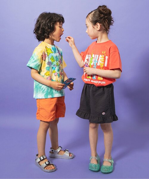 BREEZE(ブリーズ)の「UHA味覚糖 FESアートTシャツ(Tシャツ/カットソー・キッズ・オフホワイト/ライム/レッド・90/80/140/100/130/120/110)」の9枚目の写真