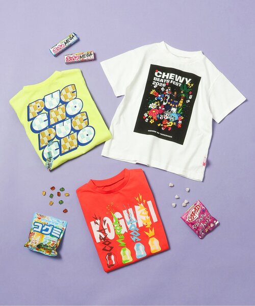 BREEZE(ブリーズ)の「UHA味覚糖 FESアートTシャツ(Tシャツ/カットソー・キッズ・オフホワイト/ライム/レッド・90/80/140/100/130/120/110)」の10枚目の写真