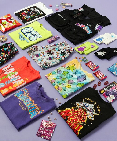 BREEZE(ブリーズ)の「UHA味覚糖 FESアートTシャツ(Tシャツ/カットソー・キッズ・オフホワイト/ライム/レッド・90/80/140/100/130/120/110)」の11枚目の写真