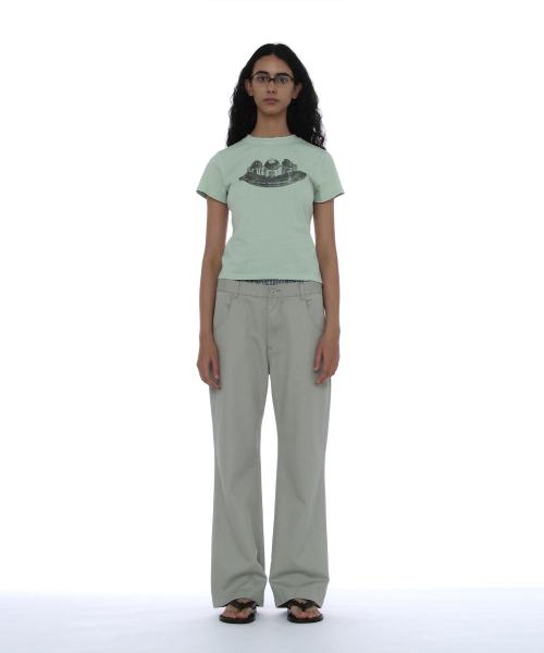 PARTIMENTO WOMEN（パルティメントウィメン）の「デザートエディションティー_ミント（Tシャツ/カットソー・レディース・その他・SMALL/MEDIUM）」の2枚目の写真