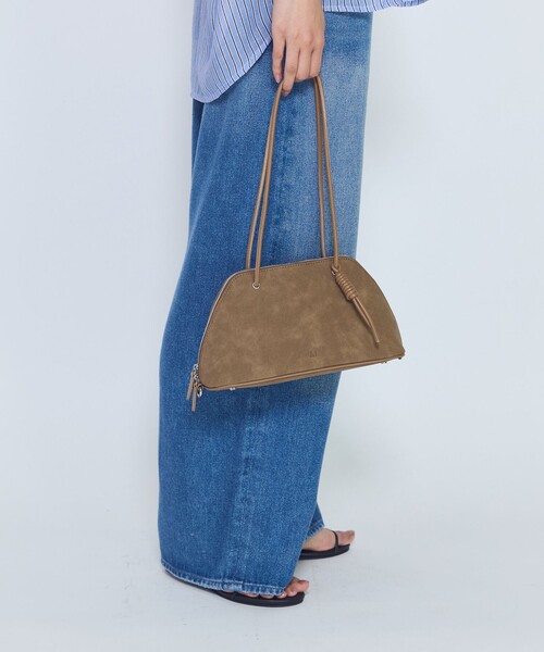 &MyuQ(アンドミューク)の「<&MyuQ (アンドミューク)>"HACO"ショルダーバッグ(ショルダーバッグ・レディース・ダークブラウン/サンドベージュ・FREE)」の2枚目の写真