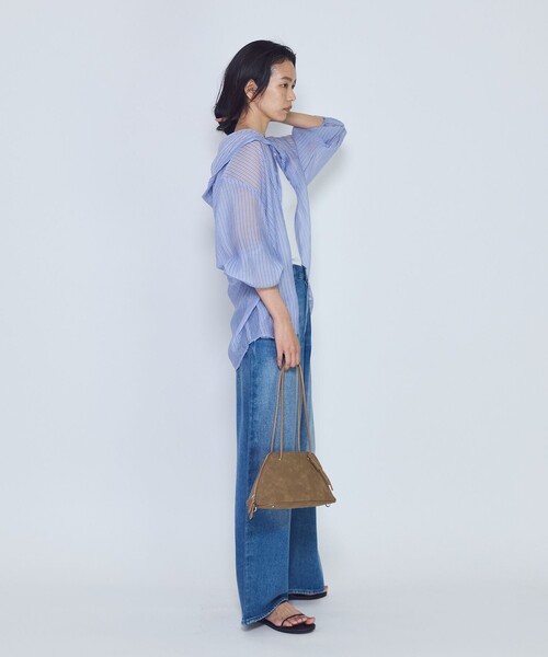 &MyuQ(アンドミューク)の「<&MyuQ (アンドミューク)>"HACO"ショルダーバッグ(ショルダーバッグ・レディース・ダークブラウン/サンドベージュ・FREE)」の4枚目の写真