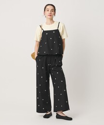 THOUSAND MILE | 【WEB限定】<THOUSAND MILE>キャミソール&パンツ エンブロイダリー セットアップ UVカット はっ水(サロペット/オーバーオール)