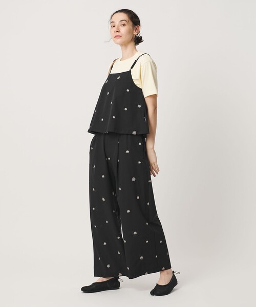 THOUSAND MILE（サウザンドマイル）の「【WEB限定】＜THOUSAND MILE＞キャミソール＆パンツ エンブロイダリー セットアップ UVカット はっ水（サロペット/オーバーオール・レディース・その他1・FREE）」の21枚目の写真