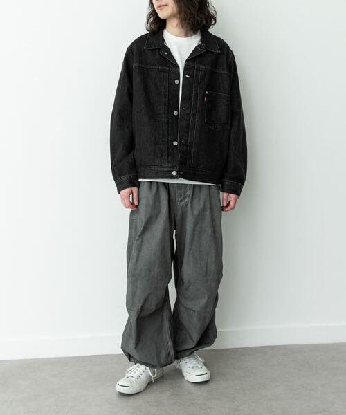 URBAN RESEARCH Sonny Label（アーバンリサーチサニーレーベル）の「ARMY TWILL　UNEVEN DYEING OVER PANTS（その他パンツ・メンズ・チャコールグレー・MEDIUM）」の6枚目の写真