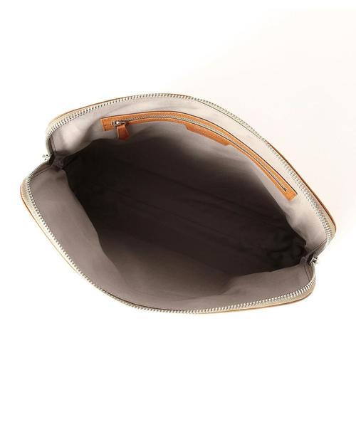 UNITED ARROWS（ユナイテッドアローズ）の「UA ＜TEMPESTI（テンペスティ）＞クラッチ L（クラッチバッグ・メンズ・ベージュ/ネイビー/ブラック・フリー）」の11枚目の写真