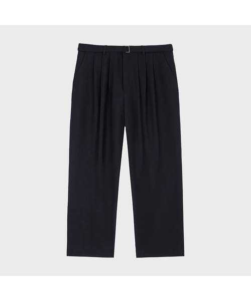 TY(ティワイ)の「ベルト付きオールデイスリーピンタックパンツ _ブラック(スラックス・レディース・ブラック・X-LARGE)」の1枚目の写真