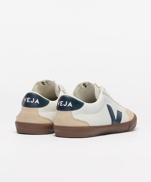 VEJA(ヴェジャ)の「VEJA Volley レザースニーカー(スニーカー・レディース・ホワイト×ブルー・41/26.5cm/42/27cm/43/28cm)」の4枚目の写真