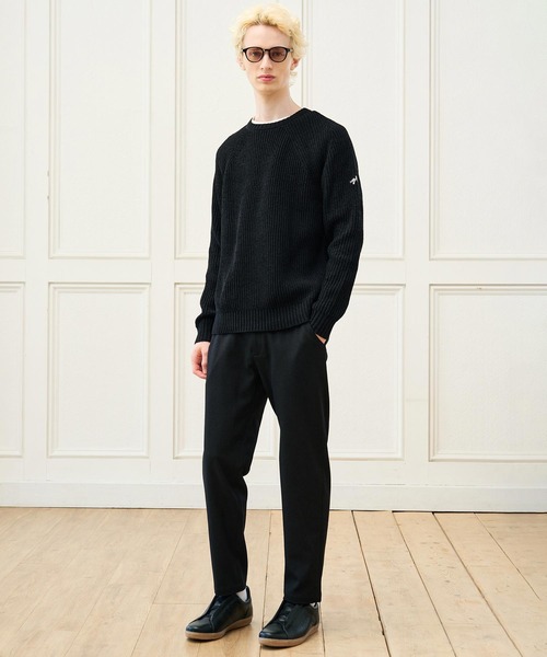 CALL&RESPONSE(コールアンドレスポンス)の「mp15223- メランジツイルテーパードパンツ(263-1551-05)(その他パンツ・メンズ・グレー/ブラック・2/1/5/4)」の12枚目の写真