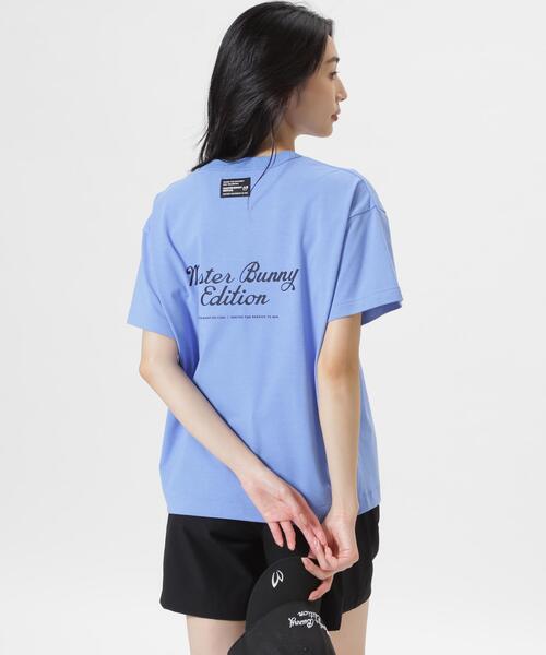 MASTER BUNNY EDITION（マスターバニーエディション）の「リサイクルストレッチジャージ（Tシャツ/カットソー・レディース・ブラック/ブルー/ホワイト・MEDIUM/SMALL）」の3枚目の写真