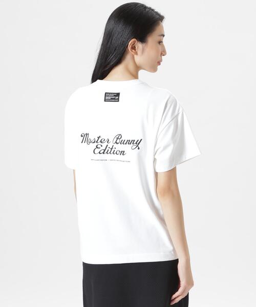 MASTER BUNNY EDITION（マスターバニーエディション）の「リサイクルストレッチジャージ（Tシャツ/カットソー・レディース・ブラック/ブルー/ホワイト・MEDIUM/SMALL）」の18枚目の写真