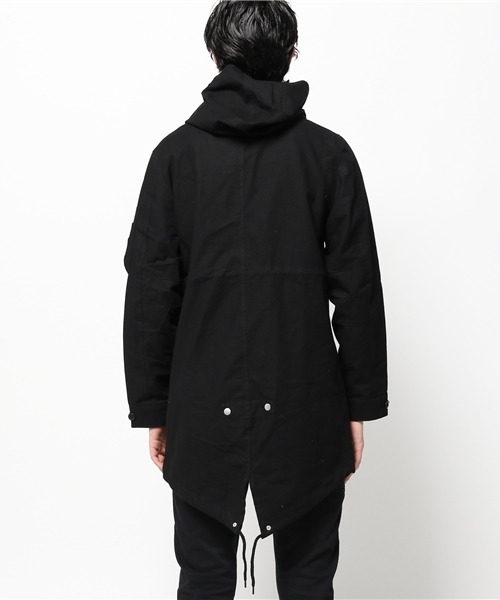 Denime(ドゥニーム)の「MODS COAT/モッズコート(モッズコート・メンズ・カーキ/ブラック・LARGE/MEDIUM)」の5枚目の写真