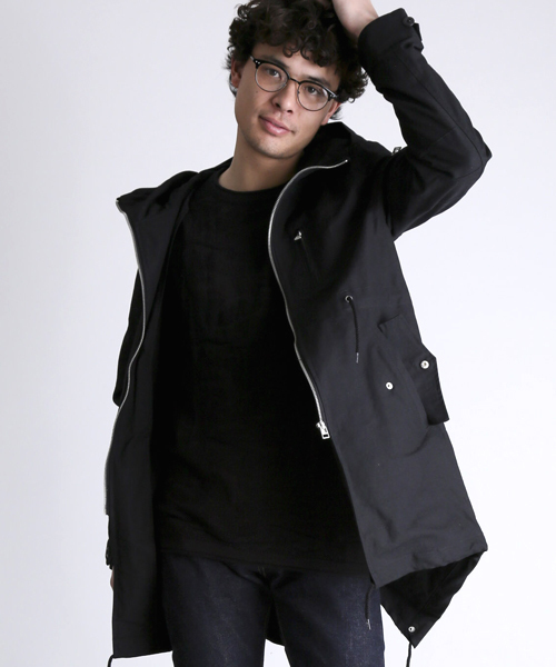 Denime(ドゥニーム)の「MODS COAT/モッズコート(モッズコート・メンズ・カーキ/ブラック・LARGE/MEDIUM)」の19枚目の写真