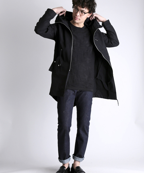 Denime(ドゥニーム)の「MODS COAT/モッズコート(モッズコート・メンズ・カーキ/ブラック・LARGE/MEDIUM)」の20枚目の写真