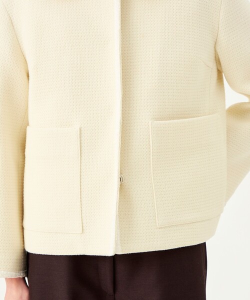 BALLSEY(ボールジィ)の「ドビーワッフルコンビ ジャケット&ベストコンビ(その他アウター・レディース・ホワイト/スミクロ・36)」の20枚目の写真