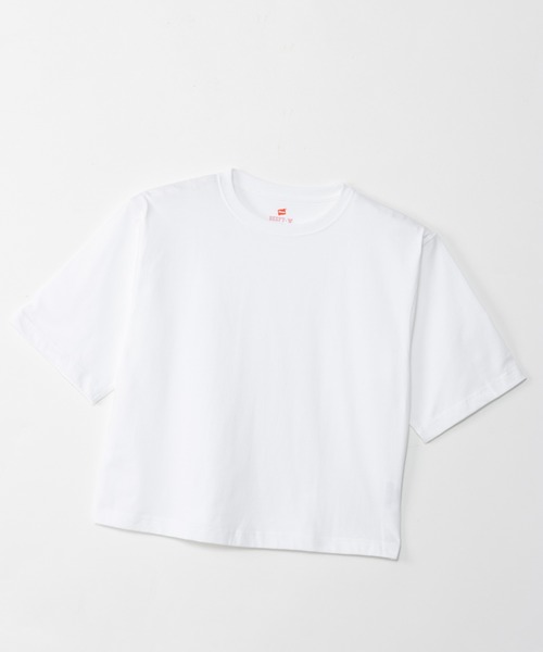 HANES（ヘインズ）の「【Hanes/ヘインズ】レディース BEEFY-T for HER クルーネックTシャツ（Tシャツ/カットソー・レディース・ピンク/ホワイト/グレー系・LARGE/MEDIUM）」の21枚目の写真