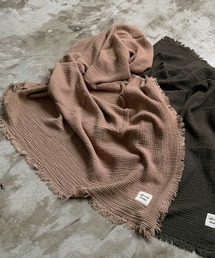 ALEXIA STAM（アリシアスタン）の「Fringed Gauze Blanket /ガーゼブランケット（ブランケット）」