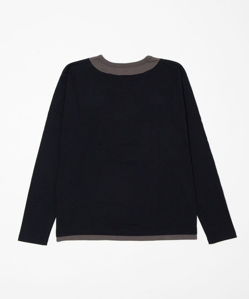 SHORT ROUND(ショートラウンド)の「SHORT ROUND/【26年秋冬新作】UネックレイヤードグラフィックT(LS)(Tシャツ/カットソー・メンズ・ホワイト系その他/ブラック系その他・LARGE/MEDIUM)」の21枚目の写真