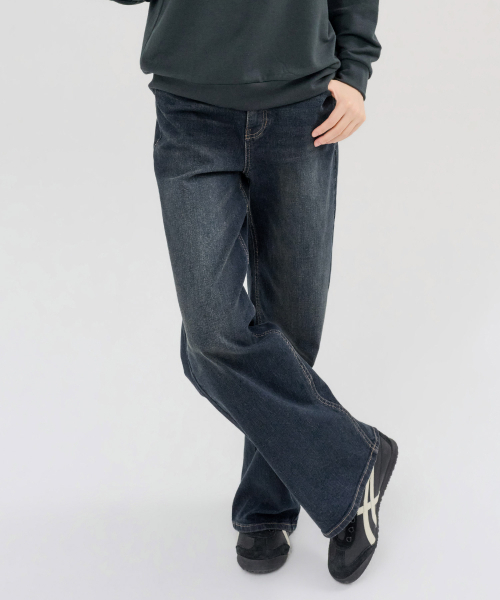 CHASECULT(チェイスカルト)の「レディース Dトーンウォッシュ ワイドデニム-FERG2363B04(デニムパンツ・レディース・ネイビー・74/76/67/70/64)」の3枚目の写真