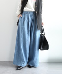 デニムワイドパンツ