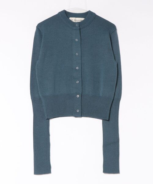 THE SHINZONE（ザ　シンゾーン）の「THE SHINZONE | LONG RIB CARDIGAN（カーディガン/ボレロ・レディース・ネイビー/ブルー系その他/レッド/グレー・F）」の4枚目の写真