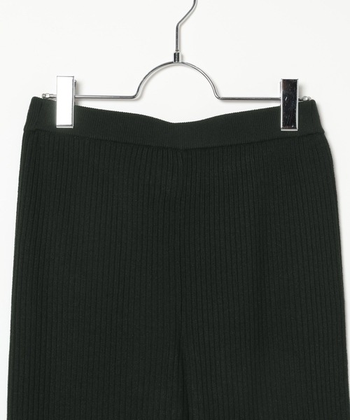 LEPSIM(レプシィム)の「《満たされニットシリーズ》14ゲージスリムニットパンツ 1042402(その他パンツ・レディース・ブラック/ブラック系その他・FREE)」の3枚目の写真
