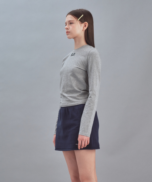 Rest&Recreation(レストアンドレクリエーション)の「BASIC LONG SLEEVE - GREY(Tシャツ/カットソー・レディース・その他・SMALL/MEDIUM)」の4枚目の写真