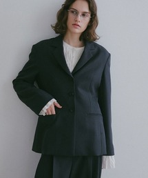 linen blend jacket/リネンブレンドジャケット（テーラードジャケット