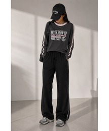 UNDERWRAPS（アンダーラップス）の「選べるデザイン 前後ロゴプリント 配色カラー ロンT 長袖Tシャツ（Tシャツ/カットソー）」