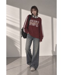 UNDERWRAPS（アンダーラップス）の「選べるデザイン 前後ロゴプリント 配色カラー ロンT 長袖Tシャツ（Tシャツ/カットソー）」