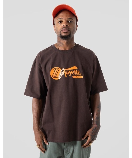 LFYT(エルエフワイティー)の「LFYT エルエフワイティー【Lafayette】- サウンド Tシャツ【Lafayette SOUND TEE 半袖Tシャツ LA260103】(Tシャツ/カットソー・メンズ・ホワイト/ブラウン/ネイビー/イエロー・M/L/XL/XXL)」の2枚目の写真