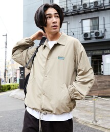 限定展開 ナイロン コーチジャケット
