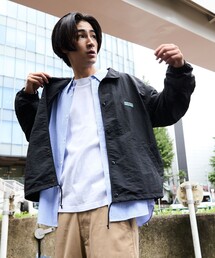 限定展開 ナイロン コーチジャケット