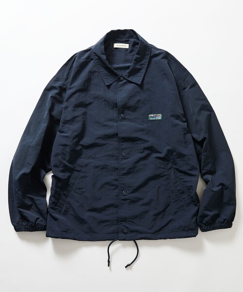 FREAK'S STORE(フリークスストア)の「限定展開 ナイロン コーチジャケット(ブルゾン・メンズ・ブラック/チャコールグレー/ベージュ/ネイビー・MEDIUM/LARGE/SMALL)」の5枚目の写真