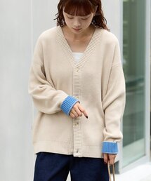 【UNISEX】キープシェイプニットカーディガン