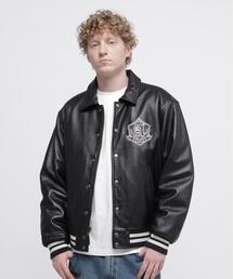 VARSITY LEATHER JACKET "SELECTED AUTHORITY" / バーシティ レザー ジャケット / AVIREX / アヴィレックス