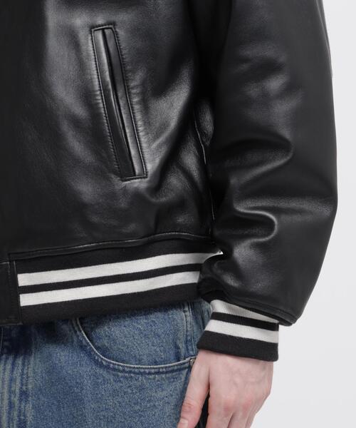 AVIREX（アヴィレックス）の「VARSITY LEATHER JACKET "SELECTED AUTHORITY" / バーシティ レザー ジャケット / AVIREX / アヴィレックス（その他アウター・メンズ・ブラック・L/M/2XL/XL）」の11枚目の写真