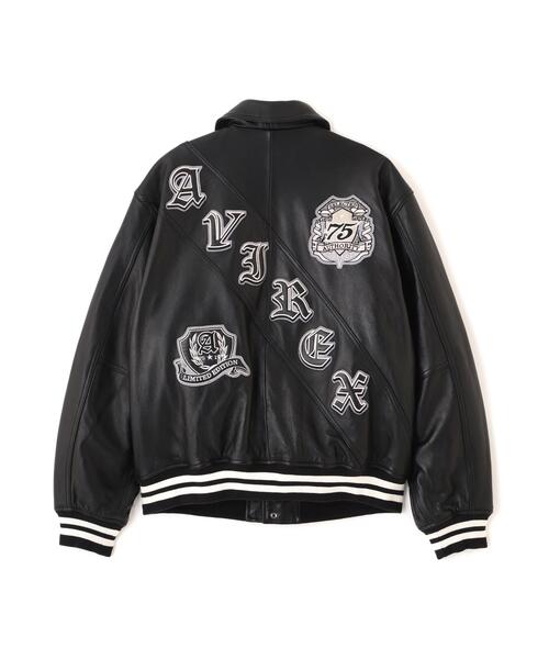 AVIREX（アヴィレックス）の「VARSITY LEATHER JACKET "SELECTED AUTHORITY" / バーシティ レザー ジャケット / AVIREX / アヴィレックス（その他アウター・メンズ・ブラック・L/M/2XL/XL）」の15枚目の写真