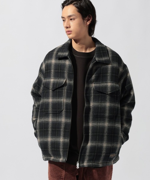 PENDLETON(ペンドルトン)の「【PENDLETON(ペンドルトン)】別注ZIP CPO JACKET(ブルゾン・メンズ・ブラウン/チャコール/キャメル・MEDIUM/LARGE)」の14枚目の写真