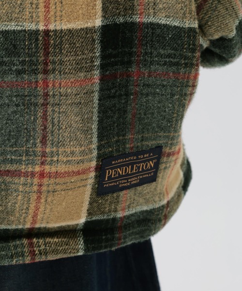 PENDLETON(ペンドルトン)の「【PENDLETON(ペンドルトン)】別注ZIP CPO JACKET(ブルゾン・メンズ・ブラウン/チャコール/キャメル・MEDIUM/LARGE)」の6枚目の写真