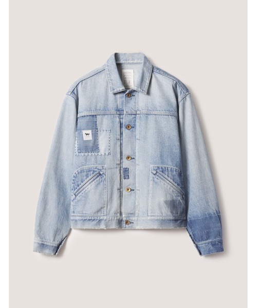 MAISON KITSUNE X KURO PATCHWORK DENIM JACKET（デニムジャケット