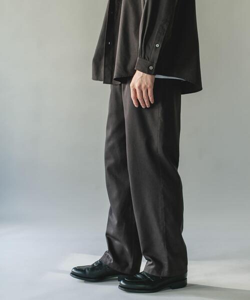 URBAN RESEARCH DOORS(アーバンリサーチドアーズ)の「ウール混ミニヘリンボーンイージートラウザー(その他パンツ・メンズ・ブラウン/チャコールグレー/グリーン系その他・LARGE/MEDIUM)」の13枚目の写真