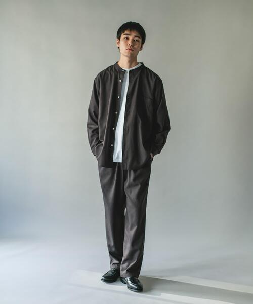 URBAN RESEARCH DOORS(アーバンリサーチドアーズ)の「ウール混ミニヘリンボーンイージートラウザー(その他パンツ・メンズ・ブラウン/チャコールグレー/グリーン系その他・LARGE/MEDIUM)」の14枚目の写真