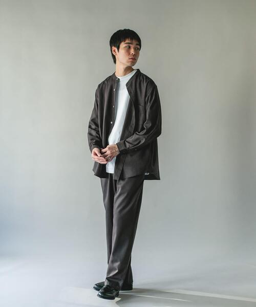 URBAN RESEARCH DOORS(アーバンリサーチドアーズ)の「ウール混ミニヘリンボーンイージートラウザー(その他パンツ・メンズ・ブラウン/チャコールグレー/グリーン系その他・LARGE/MEDIUM)」の15枚目の写真