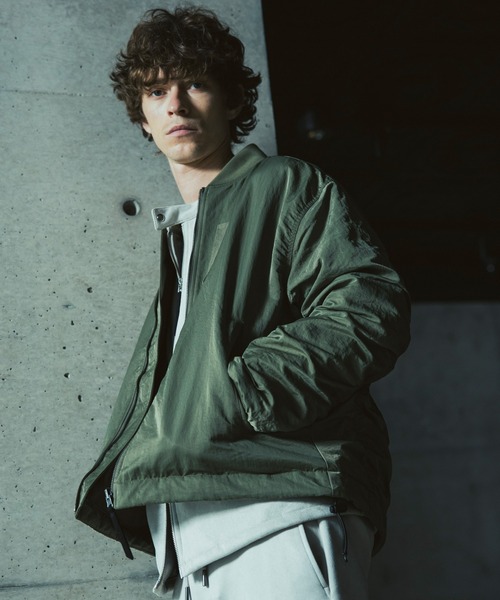 JH junhashimoto(ジェイエイチジュンハシモト)の「JH junhashimoto(ジェイエイチ ジュンハシモト)リバーシブルボンバージャケット(ブルゾン・メンズ・ネイビー/ブラック/カーキ/グレー・M/L/XL)」の1枚目の写真