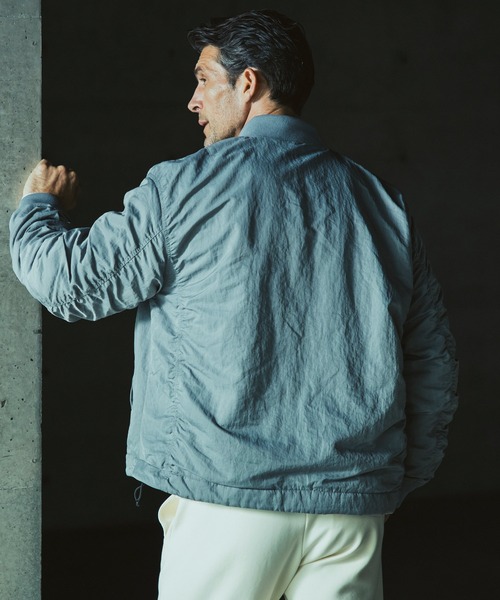 JH junhashimoto(ジェイエイチジュンハシモト)の「JH junhashimoto(ジェイエイチ ジュンハシモト)リバーシブルボンバージャケット(ブルゾン・メンズ・ネイビー/ブラック/カーキ/グレー・M/L/XL)」の14枚目の写真