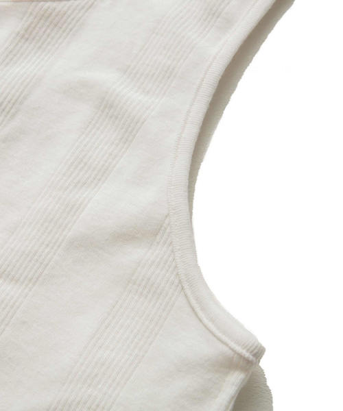 nonnative（ノンネイティブ）の「＜nonnative x LACOSTE＞ TANK TOP/タンクトップ（タンクトップ・メンズ・ホワイト/ブラック/オリーブ/ネイビー・4/3/5）」の5枚目の写真