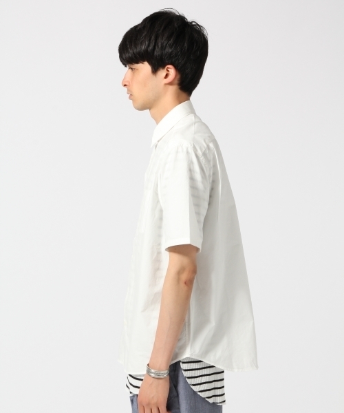 RAGEBLUE（レイジブルー）の「＜トレンドのBIGシルエット＞60ブロードシャツ/705727（シャツ/ブラウス・メンズ・ブルー/ネイビー/ホワイト・MEDIUM/LARGE）」の5枚目の写真