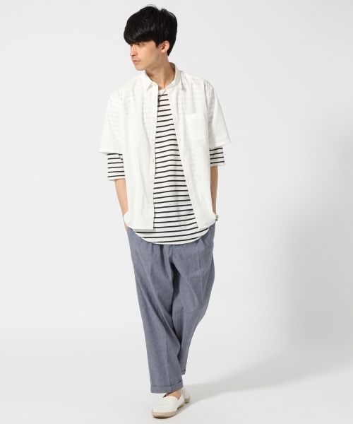 RAGEBLUE（レイジブルー）の「＜トレンドのBIGシルエット＞60ブロードシャツ/705727（シャツ/ブラウス・メンズ・ブルー/ネイビー/ホワイト・MEDIUM/LARGE）」の13枚目の写真