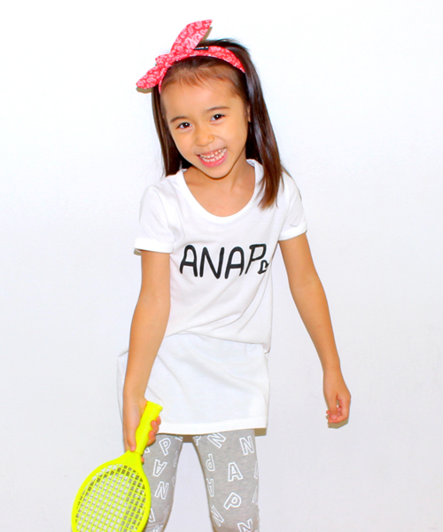 Anap Kids アナップキッズ の シンプルミニワンピース バンダナヘアバンドset ワンピース Wear